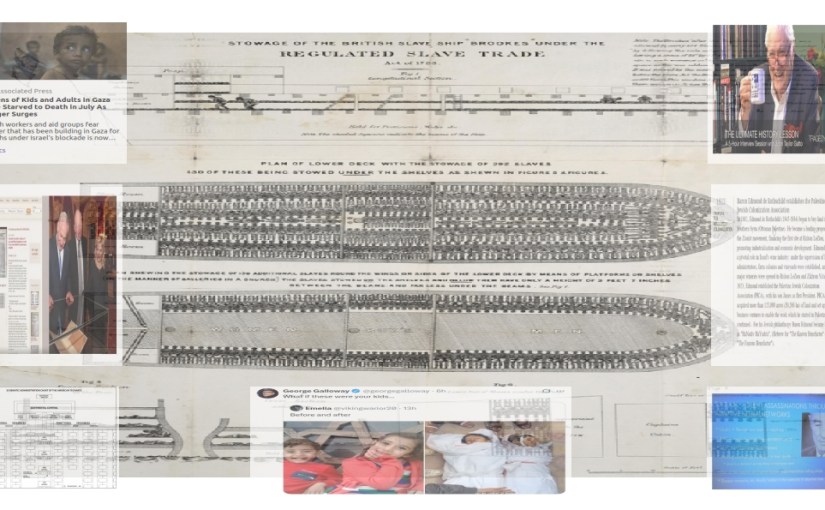 SHITS & GIGGLES: suppose AS GOES INDUSTRIAL SLAVESHIPS so goes INDUSTRIAL GENOCIDE IN GAZA&nbsp;7-27-25